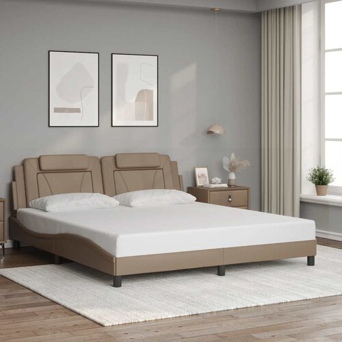  Okvir za krevet Viana bez madraca cappuccina 180x200 cm umjetne koža Cijene
