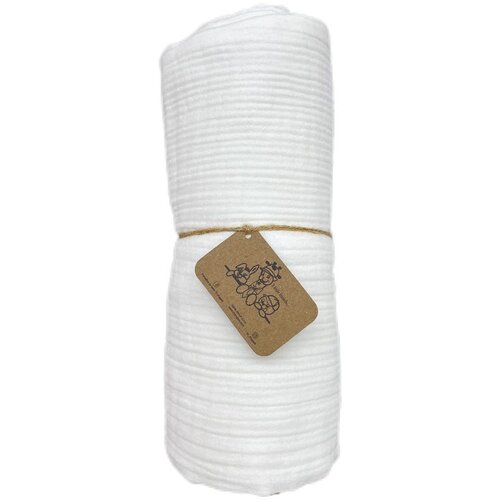 Tri Drugara muslin prekrivač beli 120X120Cm četvoroslojni Cene