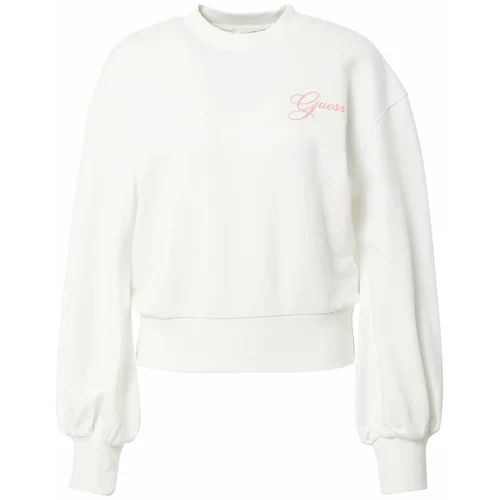 Guess Sweater majica losos / bijela