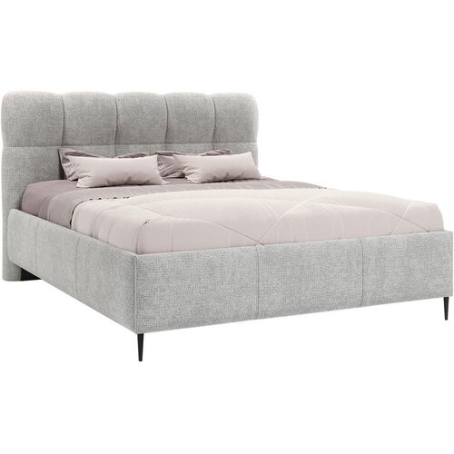Boxxx OBLAZINJENA POSTELJA 180 cm x 200 cm , tekstil srebrne barve Slike