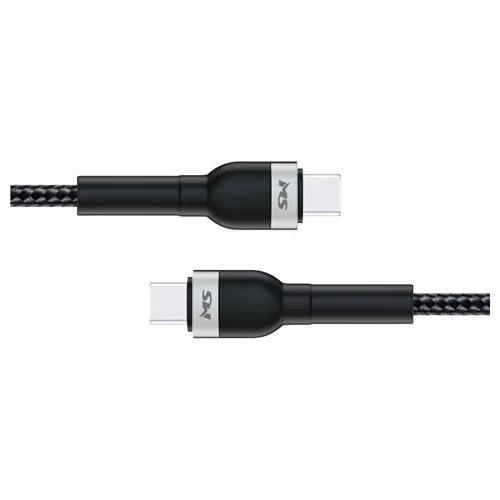 Ms CABLE USB-C - USB-C, 1m, crni