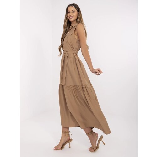 Italy Moda Dress-MI-SK-A5032.70P-camel Cene