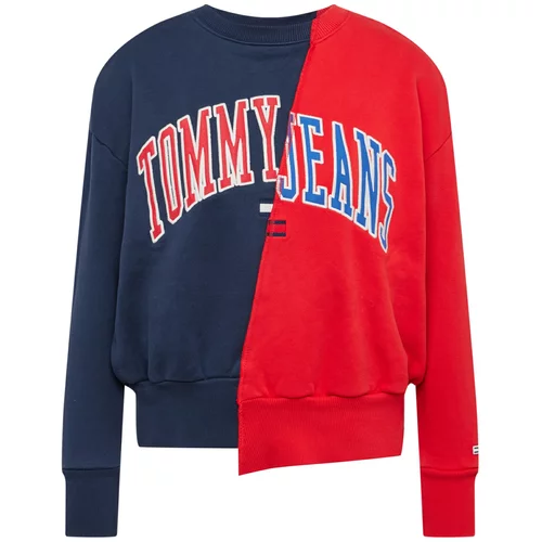 Tommy Remixed Sweater majica mornarsko plava / tamno plava / crvena / bijela