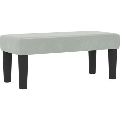 vidaXL Box Spring Postelja z Vzmetnico & Klopjo Svetlo Siva 80x200 cm Pliš Cene