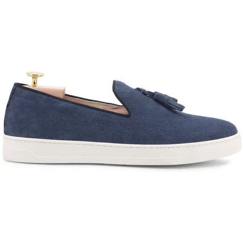 Duca di Morrone Slips on Diego - Suede Light Blue Modra