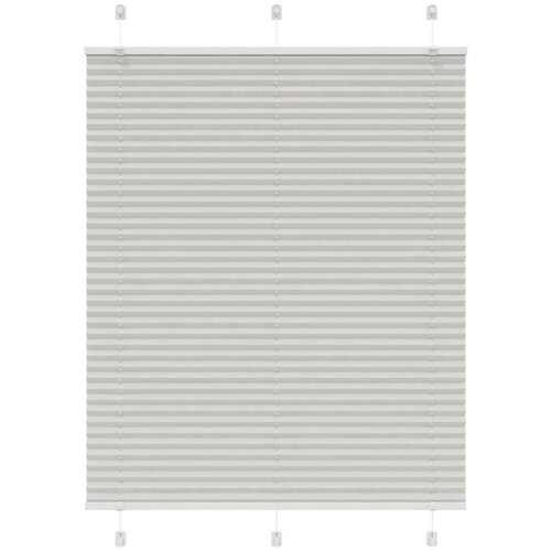 VidaXL Plisirana roleta svijetlosiva 110x150 cm &amp;scaron;irina tkanine 109,4cm Slike