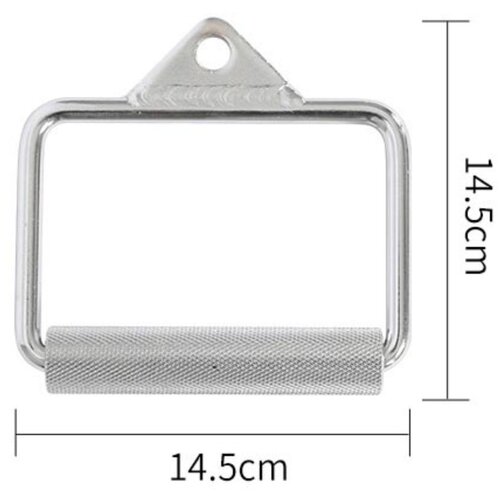INF D-ročaj za kabel &amp;ndash; srebrn jekleni D-ročaj, 14.5x14.5x3cm, (5000314051) Slike