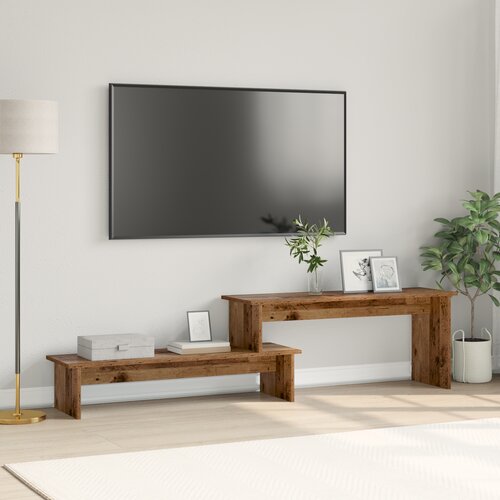 VidaXL TV ormar Staro drvo 180 x 30 x 43 cm Konstruirano drvo Slike