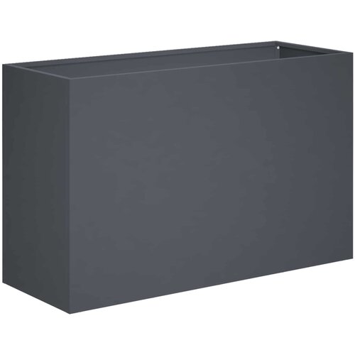  Vrtna saksija 2 kom. Antracit 80 x 30 x 40 cm Čelična vrata Slike
