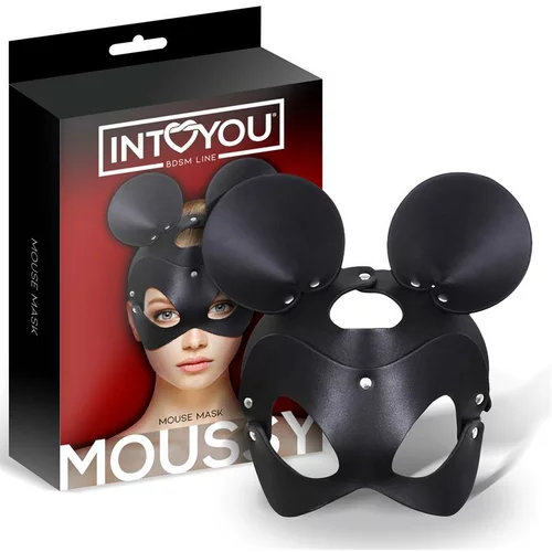 INTOYOU Moussy Mouse Mask Adjustable Black
