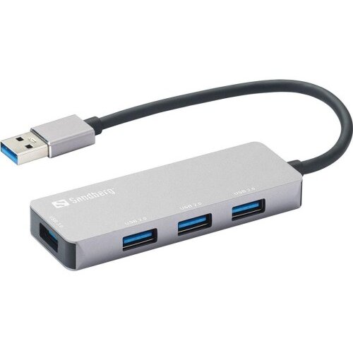 Sandberg USB-A razdelilnik 1xUSB3.0+3x2.0 SAVER Cene