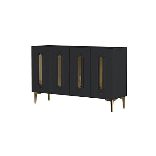 Hanah home Komoda s ladicama, 120x75x32cm, antracit Slike