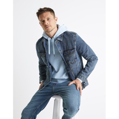 Celio Denim Jacket Budens - Men Slike