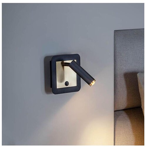  Redo 01-3092 - LED zidno spot svetlo CLOSER LED/6W/230V crno Cene