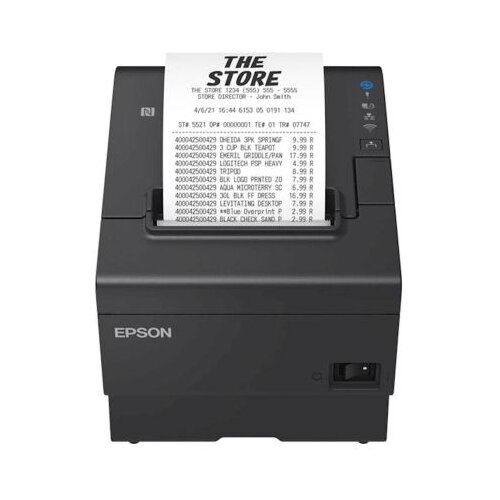 POS printer Epson TM-T88VII-112,USB,ETH,SRL,PS,BLK Slike