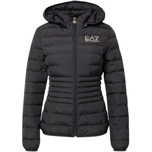 Ea7 Emporio Armani Prehodna jakna gorčica / črna Cene