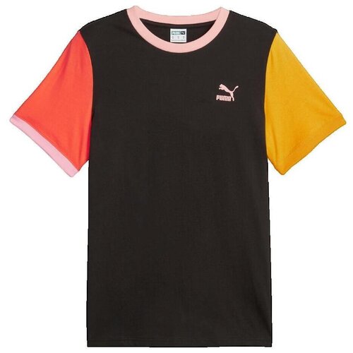 Puma Majice s kratkimi rokavi T-shirt Classics Block noir Črna Cene