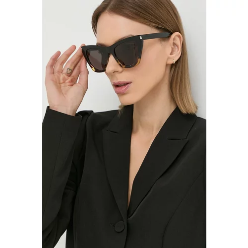Saint Laurent Sunčane naočale za žene, boja: smeđa