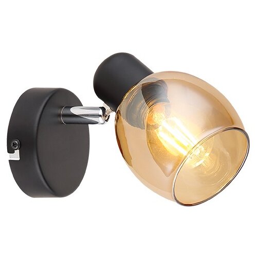 Mitea Lighting M195110 crna+braon spot lampa 1xE14 40W Cene