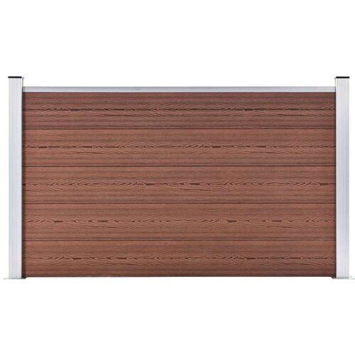  Ograda WPC 180 x 105 cm smeđa Slike