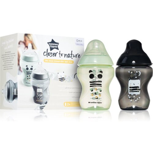 Tommee Tippee Closer to nature dekorirane bočice 260 ml, 2 kom., "sova" Cijene