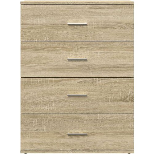 VidaXL Komoda 2 kom boja hrasta sonome 60x39x80 cm konstruiranog drva Slike