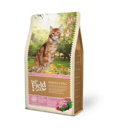 Sams Field hrana za mačke Adult Delicious Wild - divljač - 7.5kg Slike