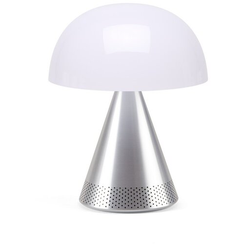 Lexon MINA L AUDIO prenosna svetilka z Bluetooth zvočnikom SREBRNA, (21350885) Slike