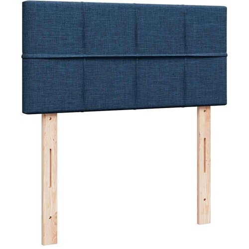 VidaXL otomanski krevet s madracem plavi 100x200 cm tkanine Slike