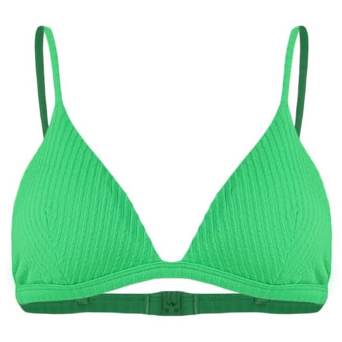 Trendyol Summer Green Textured Triangle Bikini Top Cene