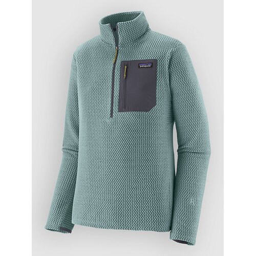 Patagonia R1 Air Zip Neck Pulover iz flisa blue sage Slike