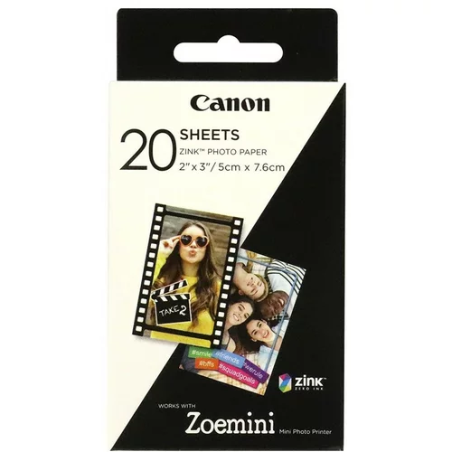 Canon Foto papir ZINK, 20 listov (5 x 7,6 cm)