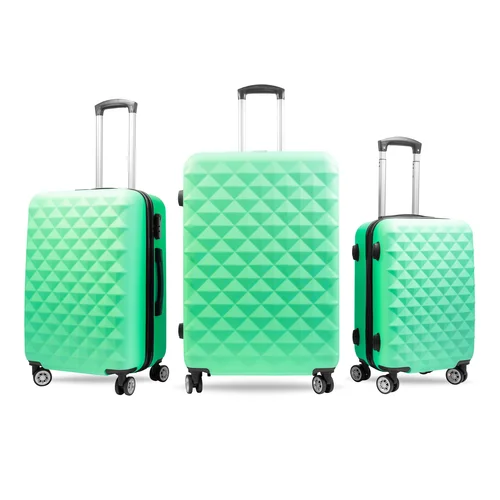 Aga Travel MR4655-Mint set kofera - tirkiz