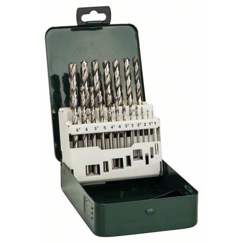 Bosch 19-delni set burgija za metal HSS-G, DIN 3381,0; 1,5; 2,0; 2,5; 3,0; 3,5; 4,0; 4,5; 5,0; 5,5; 6,0; 6,5; 7,0; 7,5; 8,0; 8,5; 9,0; 9,5; 10,0 mm 2609255062 Cene