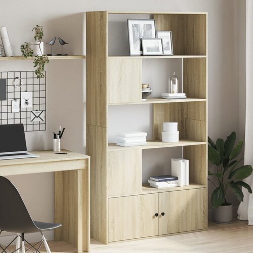 vidaXL Regal za knjige boja hrasta 100x36x189 cm konstruirano drvo Cijene