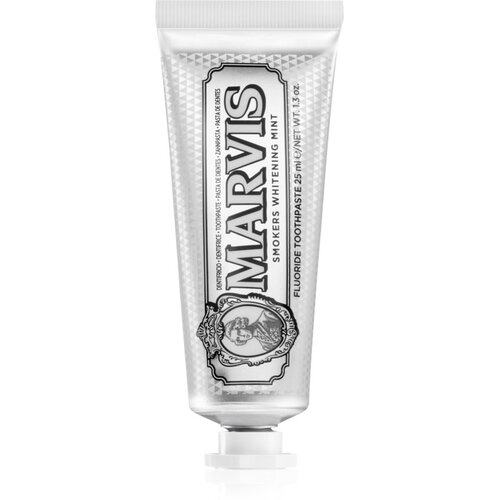 Marvis Whitening Smokers Mint pasta za izbjeljivanje zuba za pušače okus Mint 25 ml Cijene