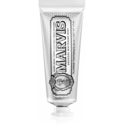 Marvis Whitening Smokers Mint pasta za izbjeljivanje zuba za pušače okus Mint 25 ml