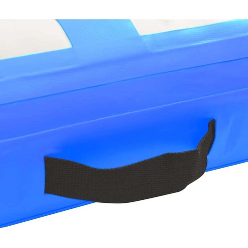  Strunjača na napuhavanje s crpkom 300 x 100 x 20 cm PVC plava Slike