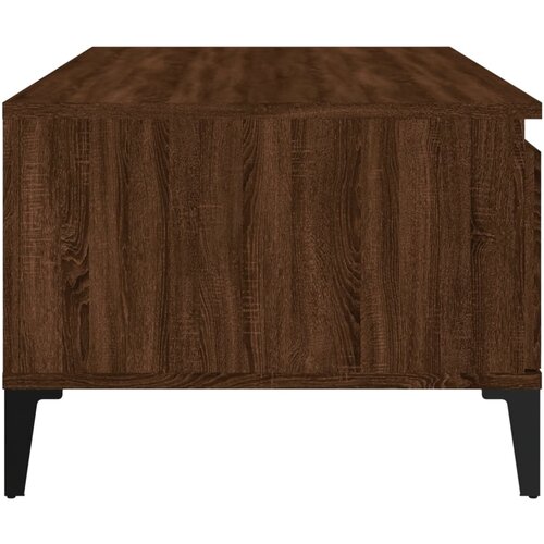  Stolić za kavu smeđa boja hrasta 90x50x36,5cm konstruirano drvo Slike
