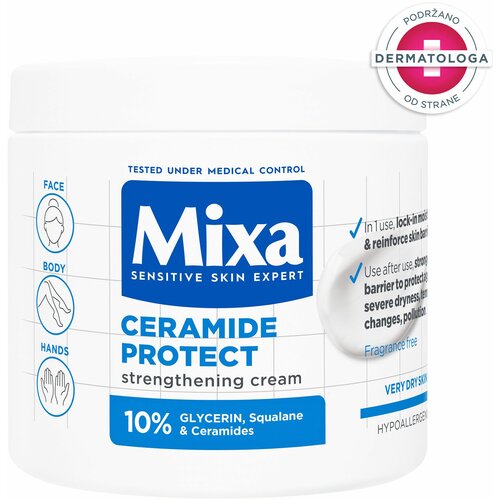 Mixa ceramide protect krema za jačanje zaštitne barijere kože 400ml Cene
