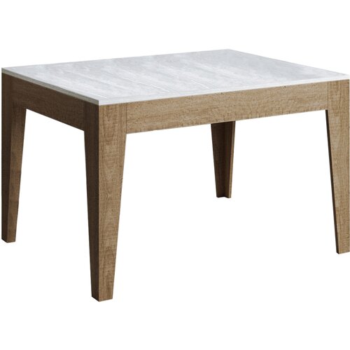 Itamoby   Cico Mix (90x120/180 cm) - bela, barva nog: hrast - raztegljiva jedilna miza, (20842805) Cene