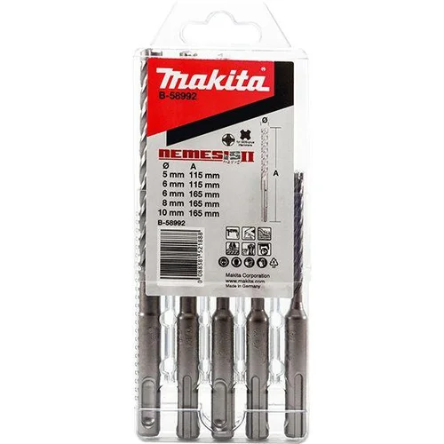 Makita 5-dijelni set burgija SDS-Plus Nemesis II B-58992