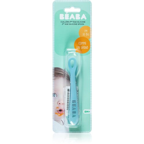 Beaba Silicone Spoon 8 months+ žlička Windy Blue 1 kos Slike
