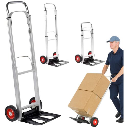 Aluminijska sklopiva transportna kolica do 90kg Slike
