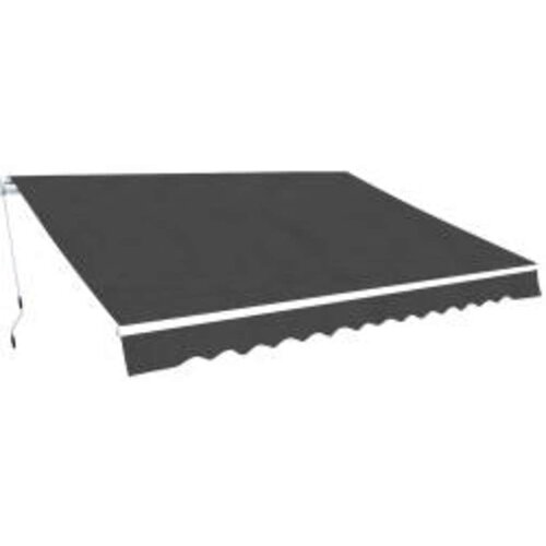 vidaXL ročno zložljiva tenda 600 cm antracitna Cene