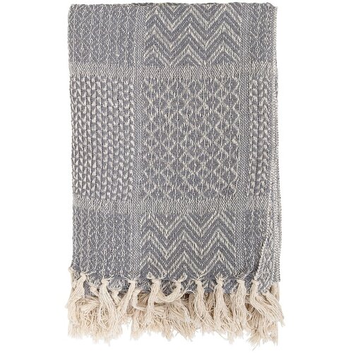 Bloomingville siva deka Throw, 130 x 160 cm Cene