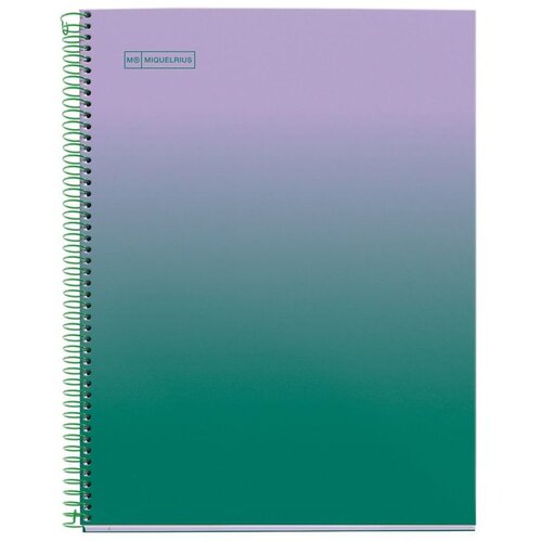  Kolegij blok Miquelrius A4 90g 80L spiralni kocke Gradient Lavender & Green MR4444 Cijene