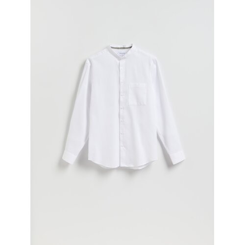 Reserved Slim fit pamučna košulja - bijela Cene