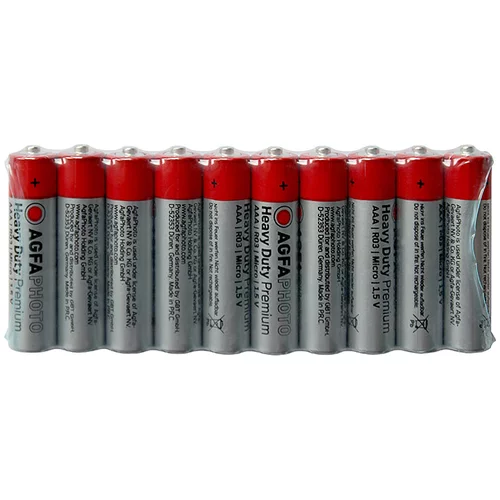 Agfa Baterija Heavy Duty (mikro AAA, cink-ogljikova, 1,5 V, 10 kosov)