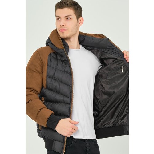 Dewberry M8649 MEN&amp;#039;S COAT-LACİVERT-CAMEL Slike